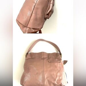B. MAKOWSKY Patent Leather Big Hobo Bag